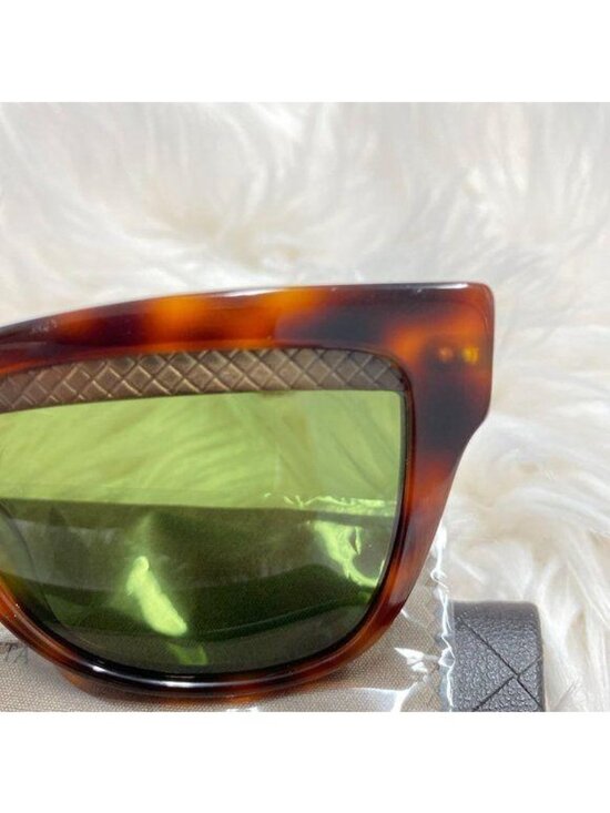 Bottega Veneta 53mm Cat Eye Sunglasses Havana Ruthenium Brown